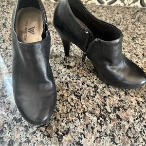 Worthington black heeled ankle boots